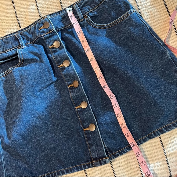 Garage Denim Mini Skirt - Picture 2 of 5